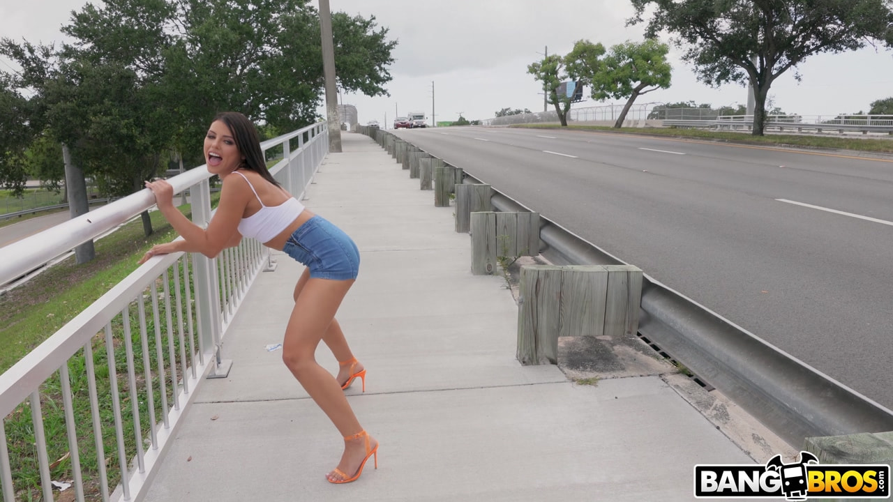 Adriana Squirts From Anal in Public