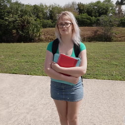 Nerdy Blonde Takes Big Dick