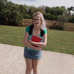 Nerdy Blonde Takes Big Dick