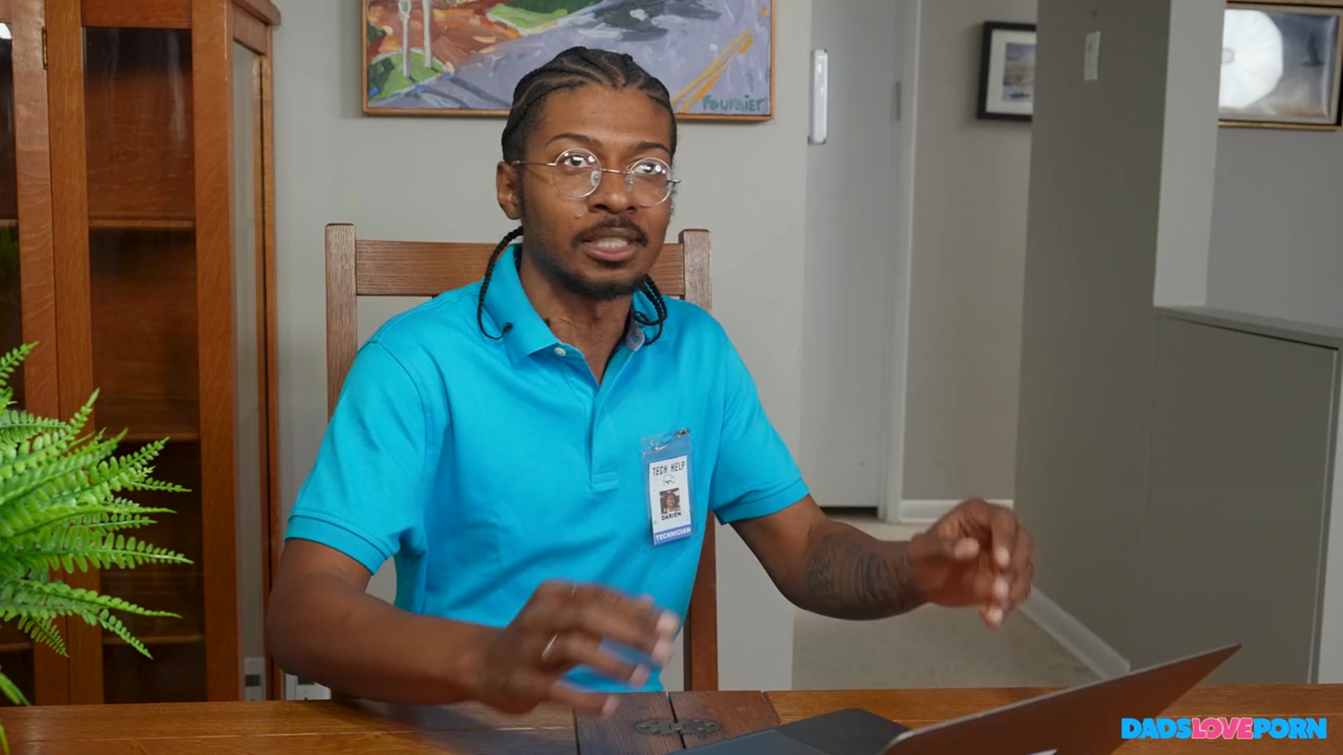 Lucky Technician Dad Fucks a Pornstar