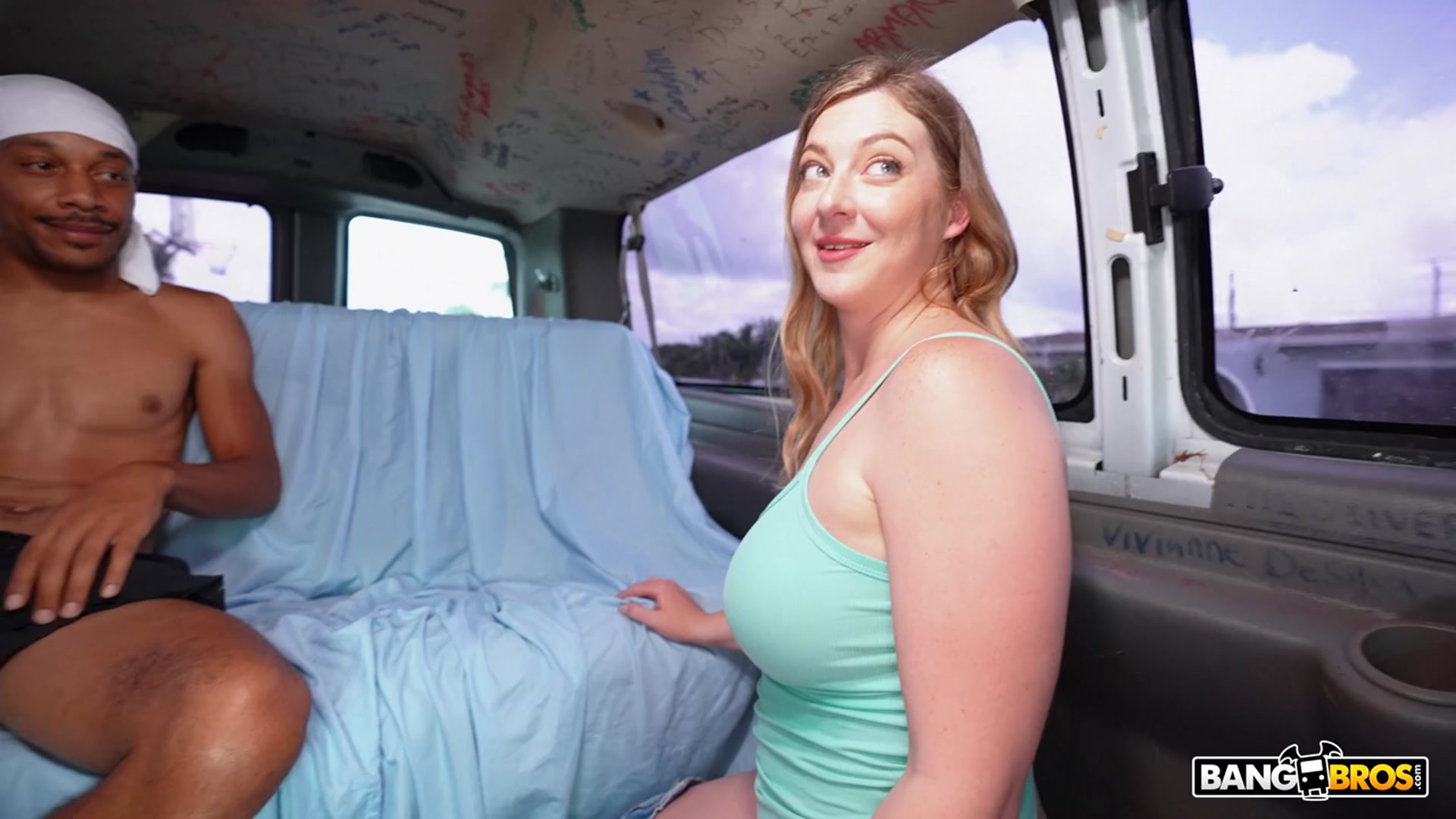 A Big Black Cock for the Voluptuous Bicycle Girl