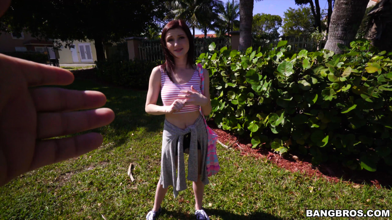 Petite cutie shows her wild side