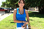 Karina in 'Come tour Miami on the Bangbus'