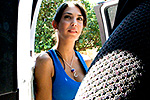 Karina in 'Come tour Miami on the Bangbus'