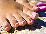 Kim Kennedy in 'Beachside Feet Fun'