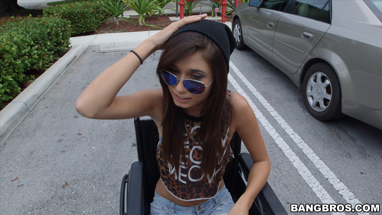 Wheelchair petite amateur gets fucked