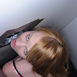Her first gloryhole sucking and fucking