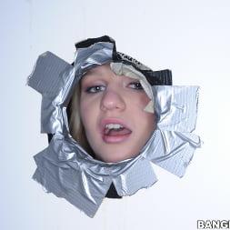 Her first gloryhole sucking and fucking