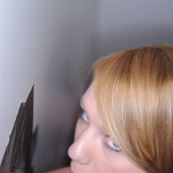 Her first gloryhole sucking and fucking