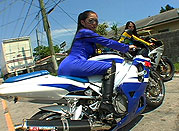 Nyomi in 'Crotch Rockets'