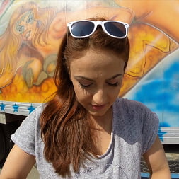 Big Tit Brunette Gets Fucked in Public