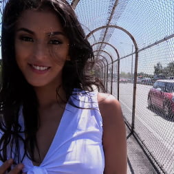 In Public With Latina Beauty Sophia Leone