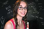 Tali Dova in 'Nerdy White Girl Guzzles 4 Dicks'