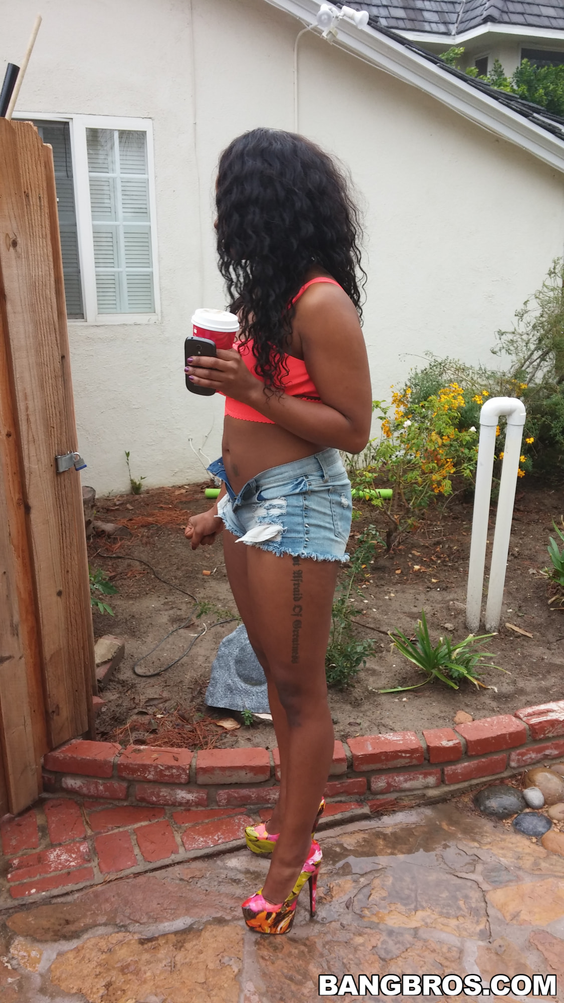 Thick Ebony Nympho Gets Fucked